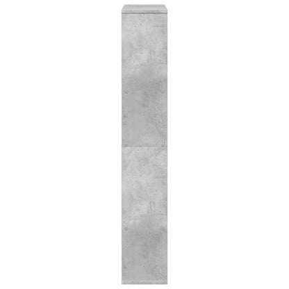 vidaXL Bookcase Concrete Grey 72x20x120,5 cm Engineered Wood