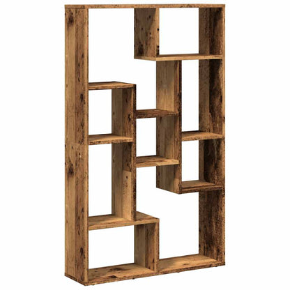 vidaXL Bookcase Old Wood 72x20x120,5 cm Engineered Wood