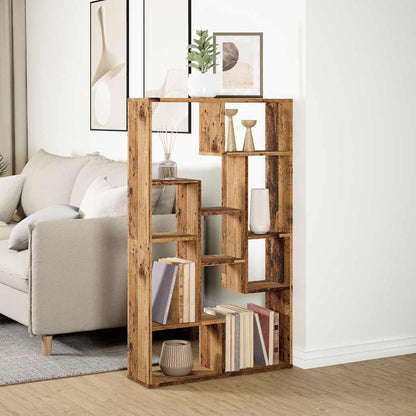vidaXL Bookcase Old Wood 72x20x120,5 cm Engineered Wood