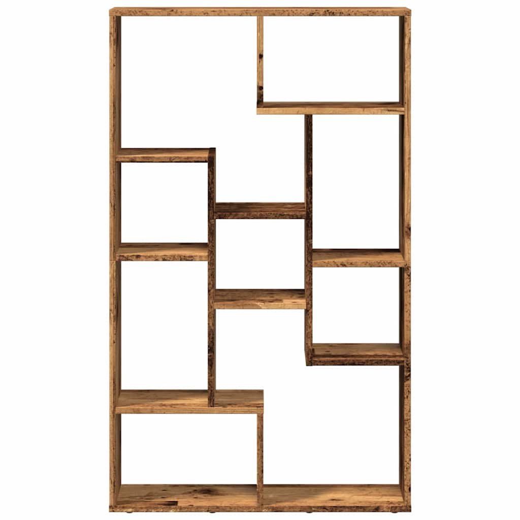 vidaXL Bookcase Old Wood 72x20x120,5 cm Engineered Wood