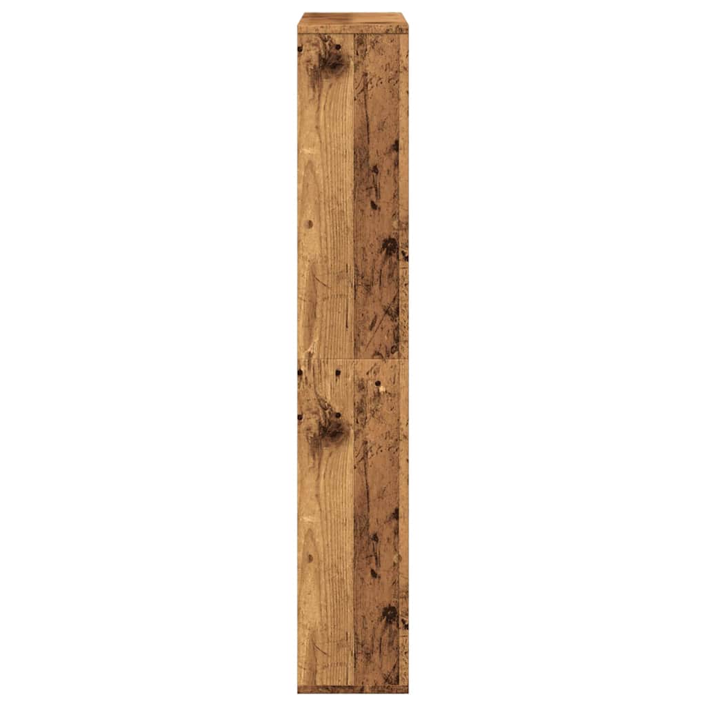 vidaXL Bookcase Old Wood 72x20x120,5 cm Engineered Wood