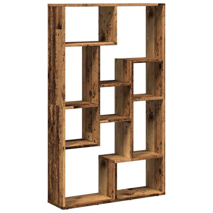 vidaXL Bookcase Old Wood 72x20x120,5 cm Engineered Wood
