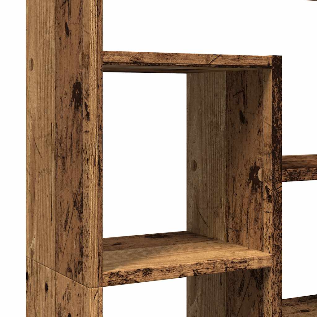 vidaXL Bookcase Old Wood 72x20x120,5 cm Engineered Wood