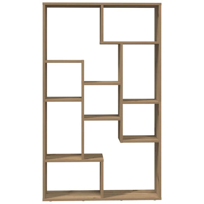 vidaXL Bookcase Artisian Oak 72x20x120,5 cm Engineered Wood