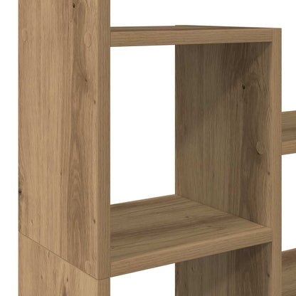vidaXL Bookcase Artisian Oak 72x20x120,5 cm Engineered Wood