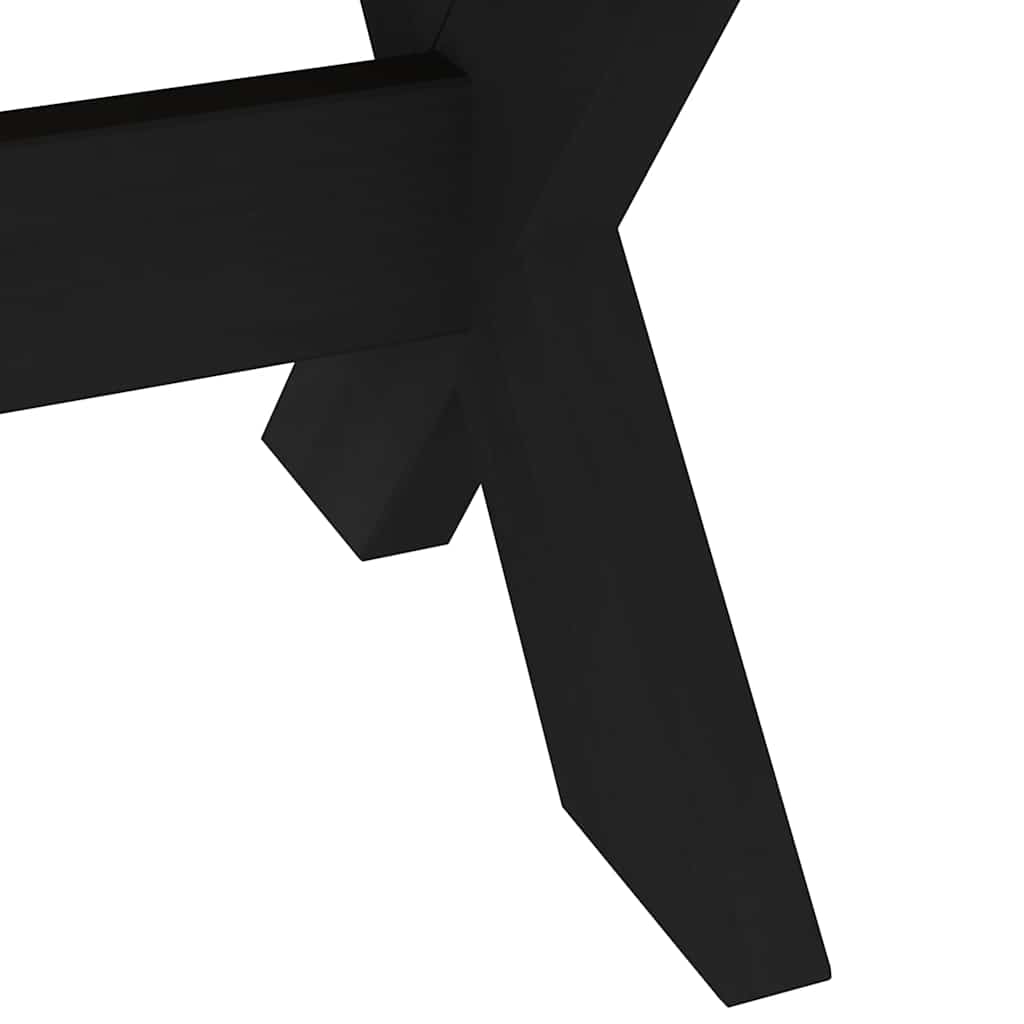 vidaXL Coffee Table NOAIN X-Shaped Legs 120x60x40 cm Solid Wood Pine