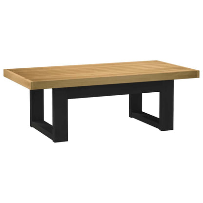vidaXL Coffee Table NOAIN U-Shaped Legs 120x60x40 cm Solid Wood Pine