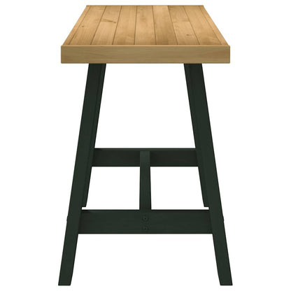 vidaXL Desk NOAIN A-Shaped Legs 120x50x75 cm Solid Wood Pine