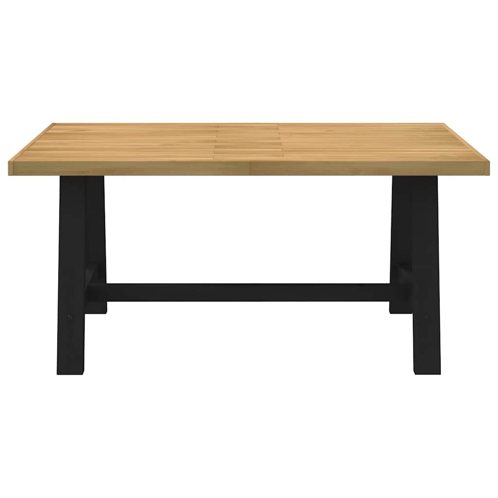 vidaXL Dining Table NOAIN A-Shaped Legs 160x90x75 cm Solid Wood Pine