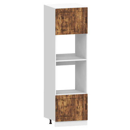 vidaXL 7 Piece Kitchen Cabinet Set Kalmar Smoked Oak Engineered Wood