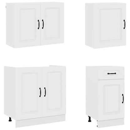 vidaXL 7 Piece Kitchen Cabinet Set "Kalmar" White Engineered Wood
