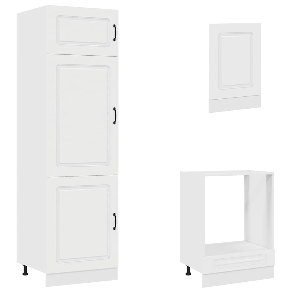 vidaXL 7 Piece Kitchen Cabinet Set "Kalmar" White Engineered Wood