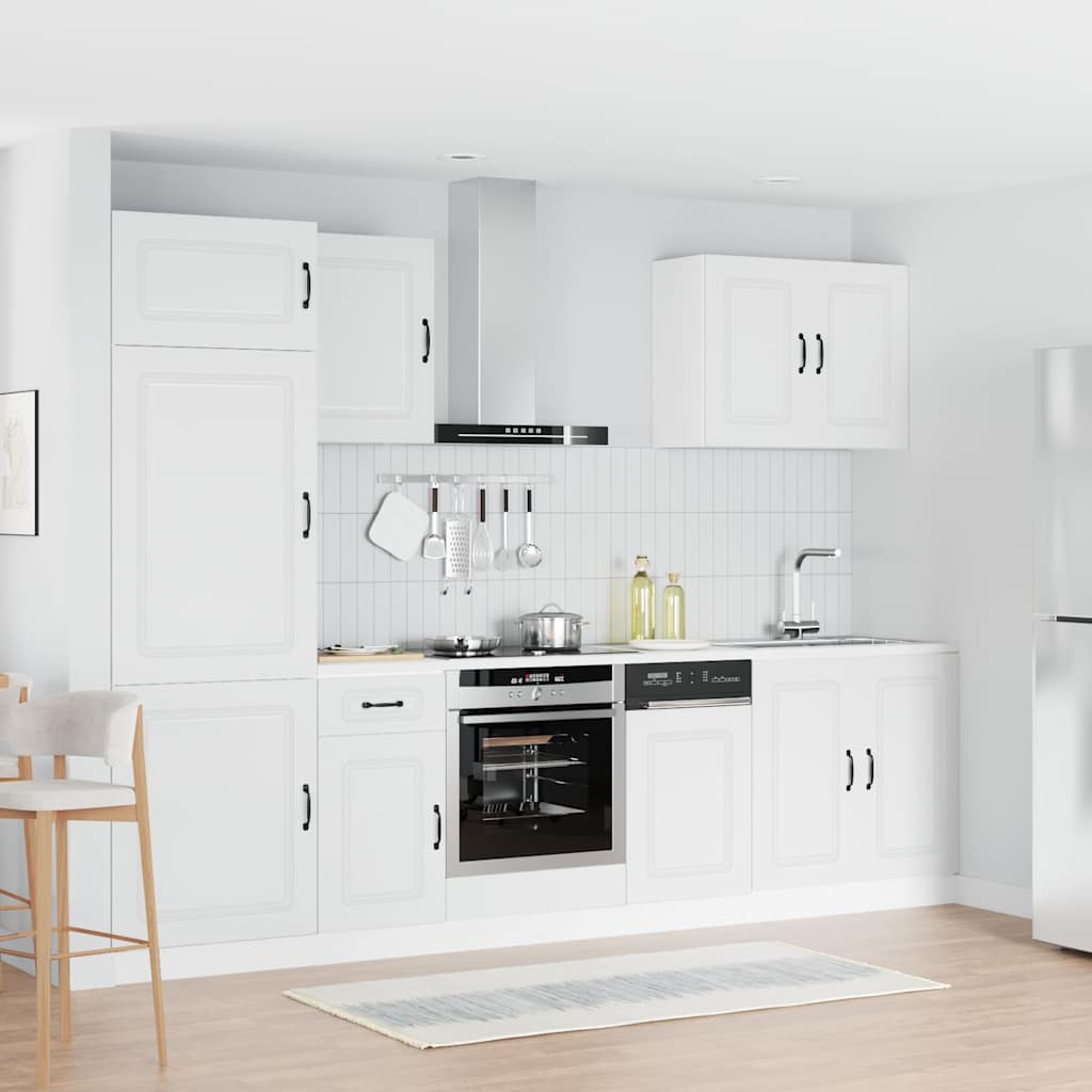 vidaXL 7 Piece Kitchen Cabinet Set "Kalmar" White Engineered Wood