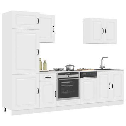 vidaXL 7 Piece Kitchen Cabinet Set "Kalmar" White Engineered Wood
