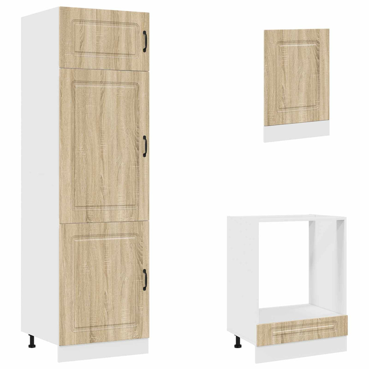 vidaXL 7 Piece Kitchen Cabinet Set "Kalmar" Sonoma Oak Engineered Wood