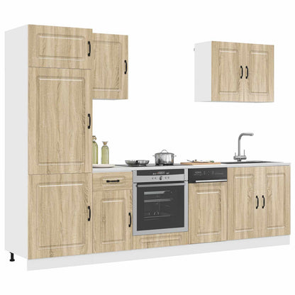 vidaXL 7 Piece Kitchen Cabinet Set "Kalmar" Sonoma Oak Engineered Wood