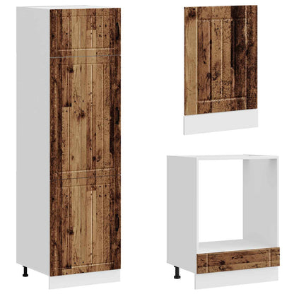 vidaXL 7 Piece Kitchen Cabinet Set "Lucca" Old Wood Engineered Wood