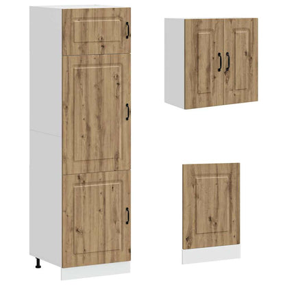 vidaXL 8 Piece Kitchen Cabinet Set "Kalmar" Artisan Oak Engineered Wood