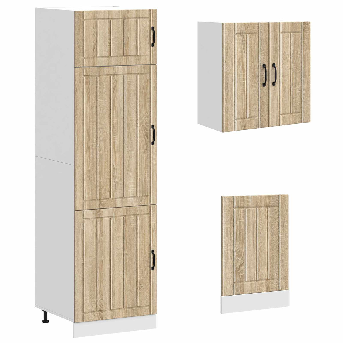 vidaXL 8 Piece Kitchen Cabinet Set "Lucca" Sonoma Oak Engineered Wood