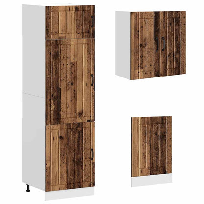 vidaXL 8 Piece Kitchen Cabinet Set "Kalmar" Old Wood Engineered Wood