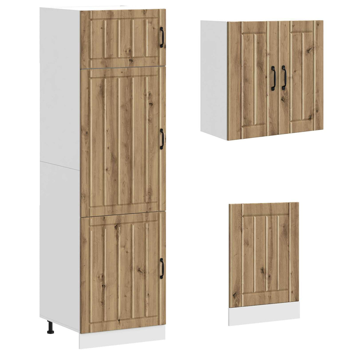 vidaXL 8 Piece Kitchen Cabinet Set "Kalmar" Artisan Oak Engineered Wood
