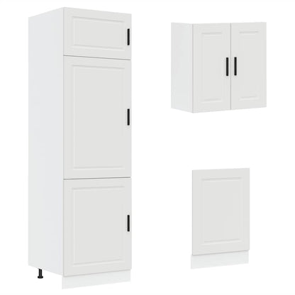 vidaXL 8 Piece Kitchen Cabinet Set Porto White Engineered Wood