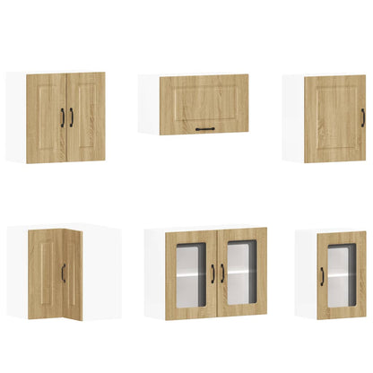 vidaXL 11 Piece Kitchen Cabinet Set Kalmar Sonoma Oak Engineered Wood