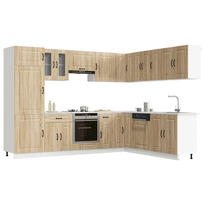 vidaXL 14 Piece Kitchen Cabinet Set "Kalmar" Sonoma Oak Engineered Wood