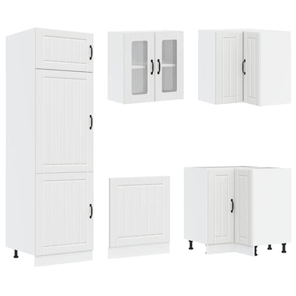 vidaXL 14 Piece Kitchen Cabinet Set "Lucca" White Engineered Wood