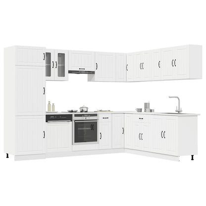 vidaXL 14 Piece Kitchen Cabinet Set "Lucca" White Engineered Wood