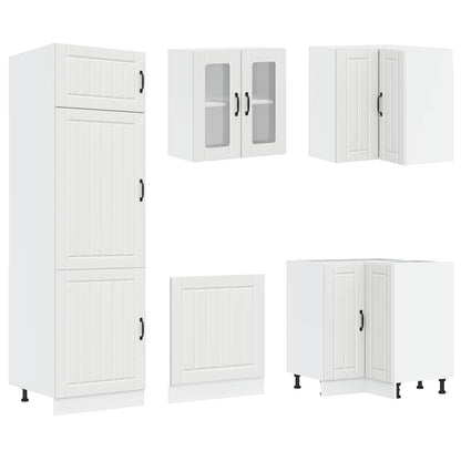 vidaXL 14 Piece Kitchen Cabinet Set "Lucca" White Engineered Wood