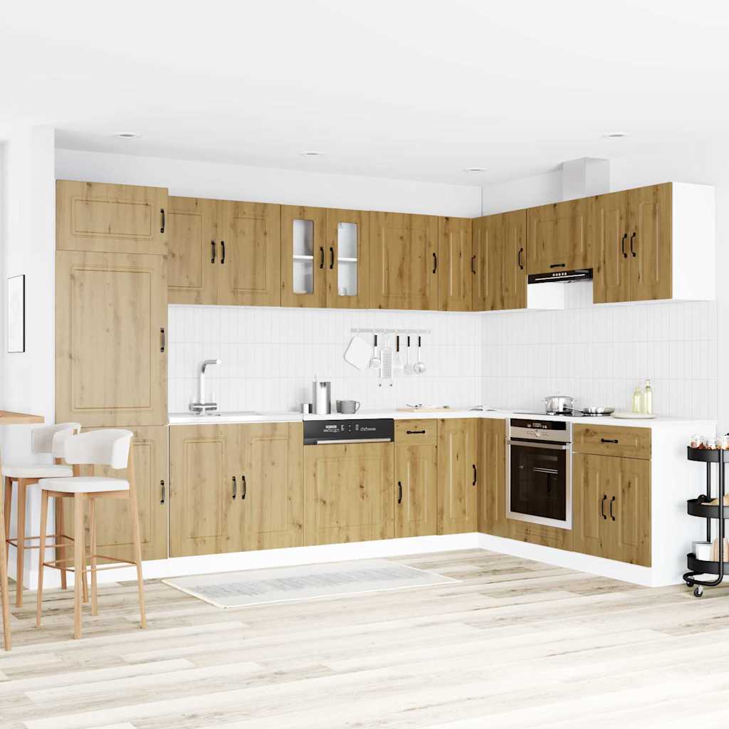 vidaXL Kitchen Cabinet Kalmar Artisan Oak 80 x 46 x 81.5 cm