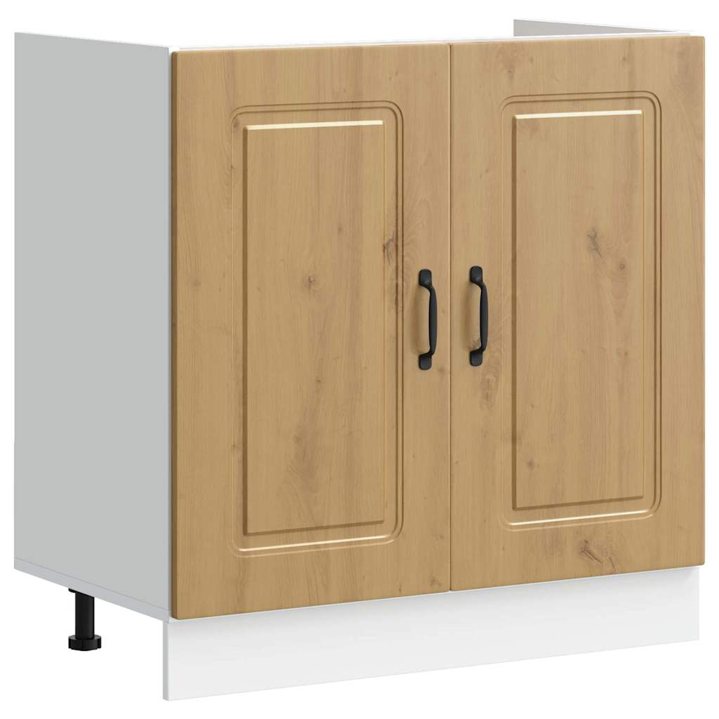 vidaXL Kitchen Cabinet Kalmar Artisan Oak 80 x 46 x 81.5 cm