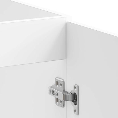 vidaXL Sink Base Cabinet Lucca 2 pcs White Engineered Wood