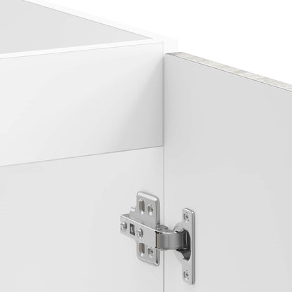 vidaXL Sink Base Cabinet with Storage Porto 2 pcs Grey Engineered wood