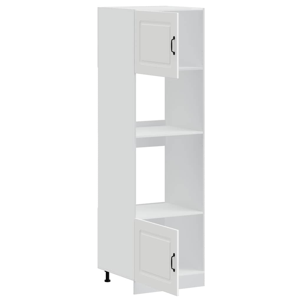 vidaXL Oven Cabinets 2 pcs Kalmar White Engineered Wood