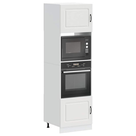 vidaXL Oven Cabinets 2 pcs "Kalmar" White Engineered Wood