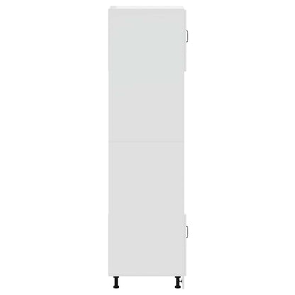 vidaXL Oven Cabinets 2 pcs Kalmar Gloss White Engineered Wood