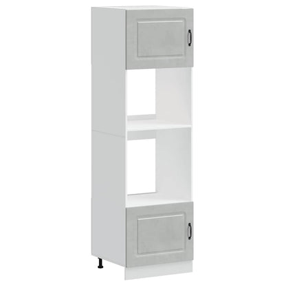 vidaXL Oven Cabinets 2 pcs Kalmar Concrete Grey Engineered Wood