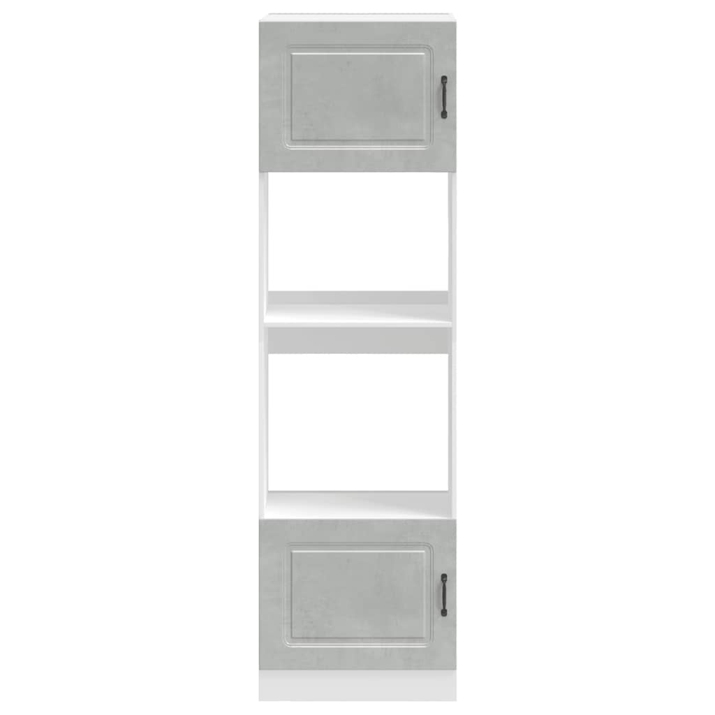 vidaXL Oven Cabinets 2 pcs Kalmar Concrete Grey Engineered Wood
