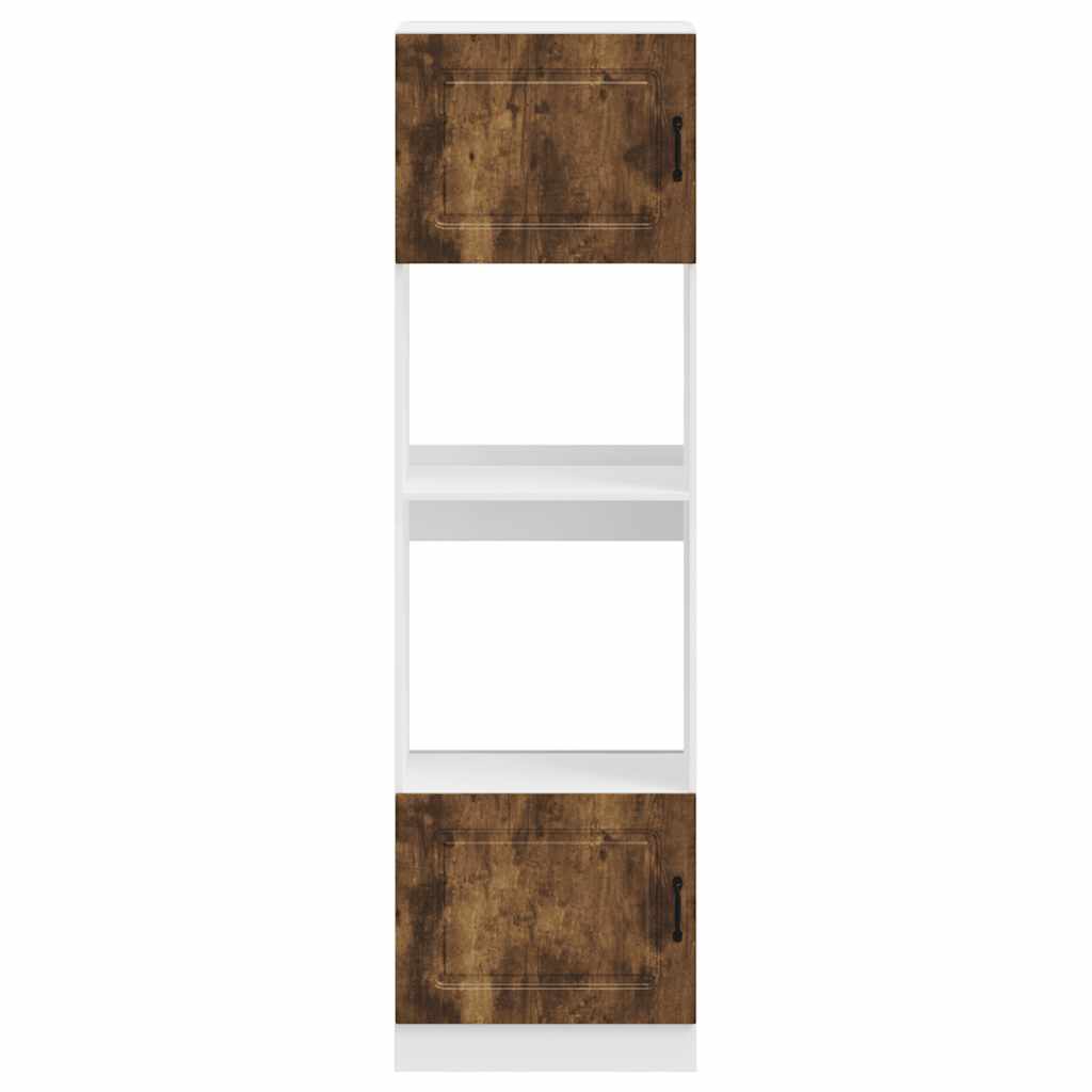 vidaXL Oven Cabinets 2 pcs Kalmar Smoked Oak Engineered Wood