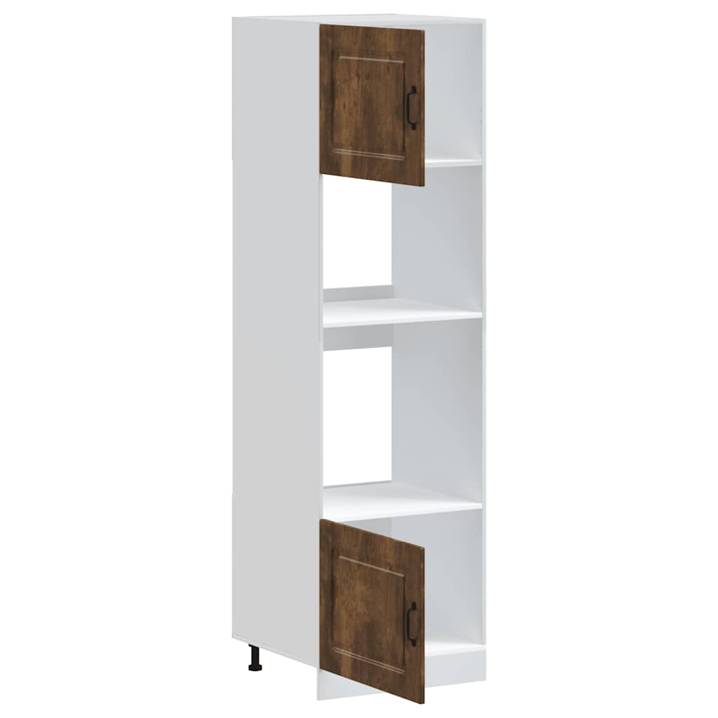 vidaXL Oven Cabinets 2 pcs Kalmar Smoked Oak Engineered Wood