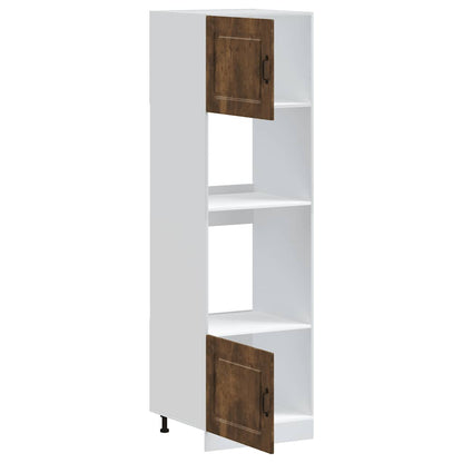 vidaXL Oven Cabinets 2 pcs Kalmar Smoked Oak Engineered Wood