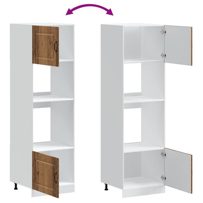 vidaXL Oven Cabinets 2 pcs Kalmar Old Wood Engineered Wood