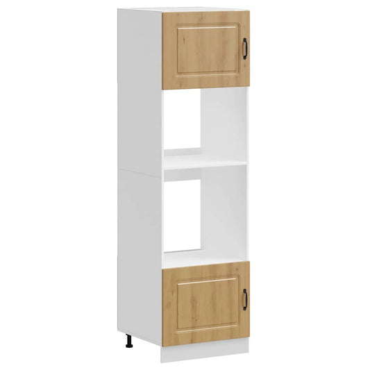vidaXL Oven Cabinets 2 pcs "Kalmar" Artisan Oak Engineered Wood