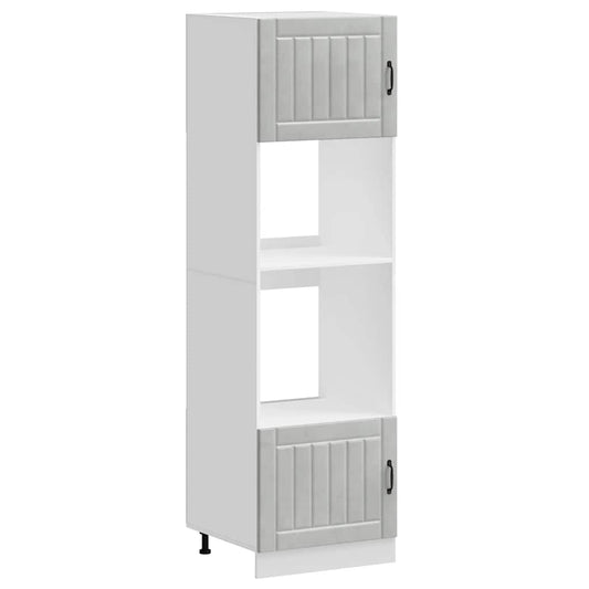 vidaXL Oven Cabinets 2 pcs "Lucca" Concrete Grey Engineered Wood