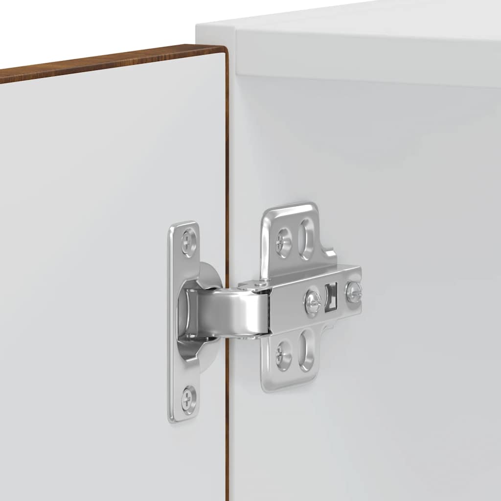 vidaXL Oven Cabinets 2 pcs Lucca Smoked Oak Engineered Wood