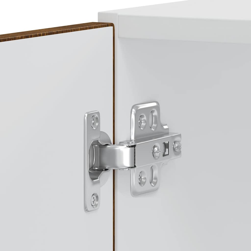 vidaXL Oven Cabinets 2 pcs Lucca Brown Oak Engineered Wood