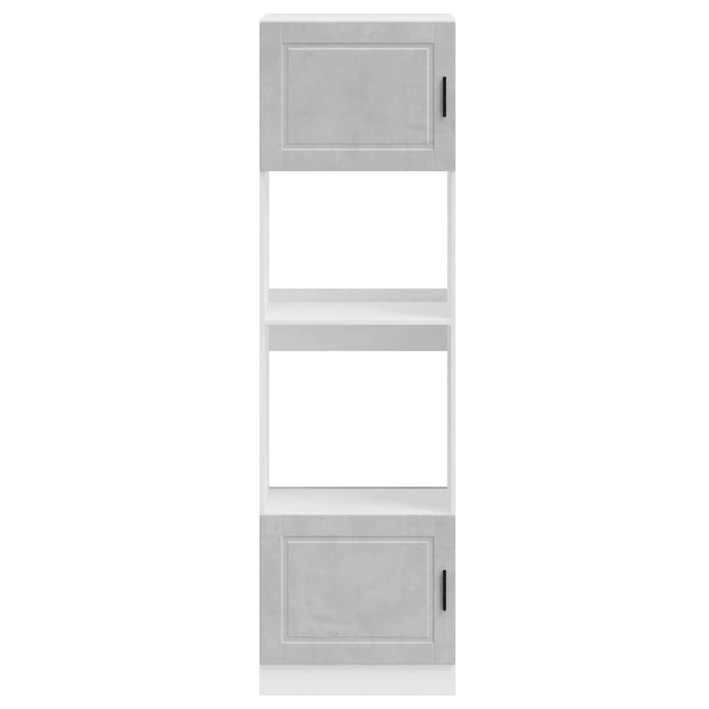 vidaXL Oven Cabinets 2 pcs Porto Concrete Grey Engineered Wood