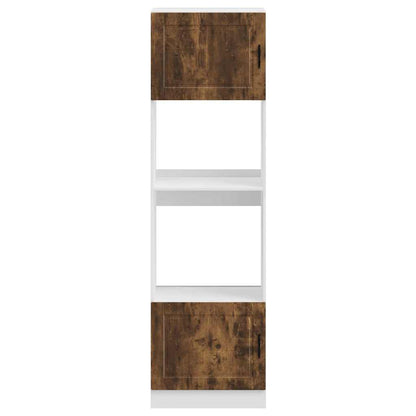 vidaXL Oven Cabinets 2 pcs Porto Smoked Oak Engineered Wood